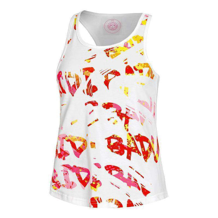 Camiseta feminina Bidi Badu Wild Arts Chill White Mix