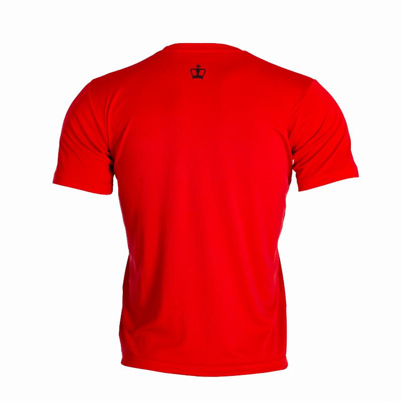 Camiseta Vermelha Inca Coroa Negra