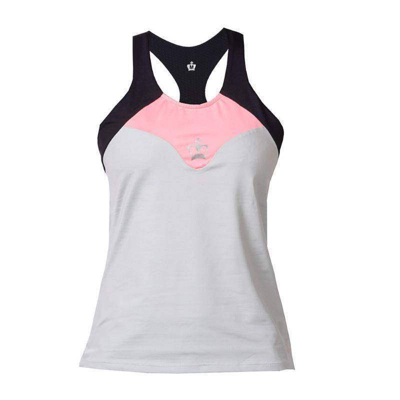 Camiseta Black Crown Marta Marrero Arucas Gris Coral