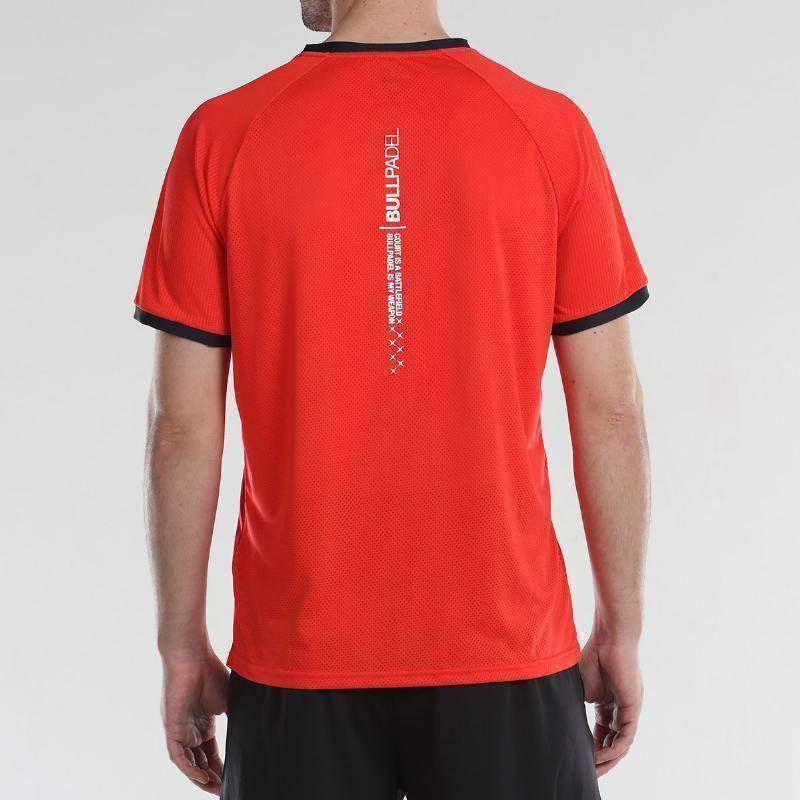 Camiseta Bullpadel Actua Cereza