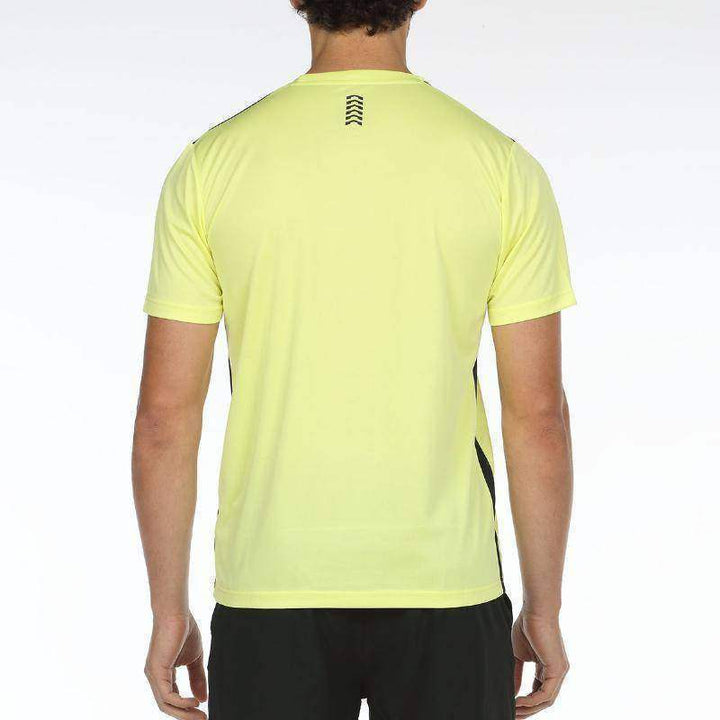 Camiseta Bullpadel Caucasi Amarelo Limão Fluor