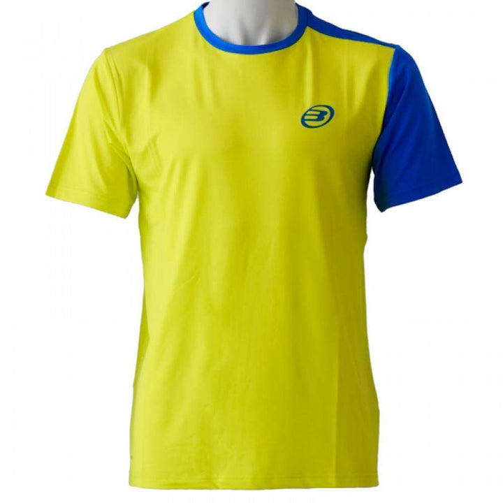 Camiseta Bullpadel Challenger Amarelo Limão Fluor Azul Royal