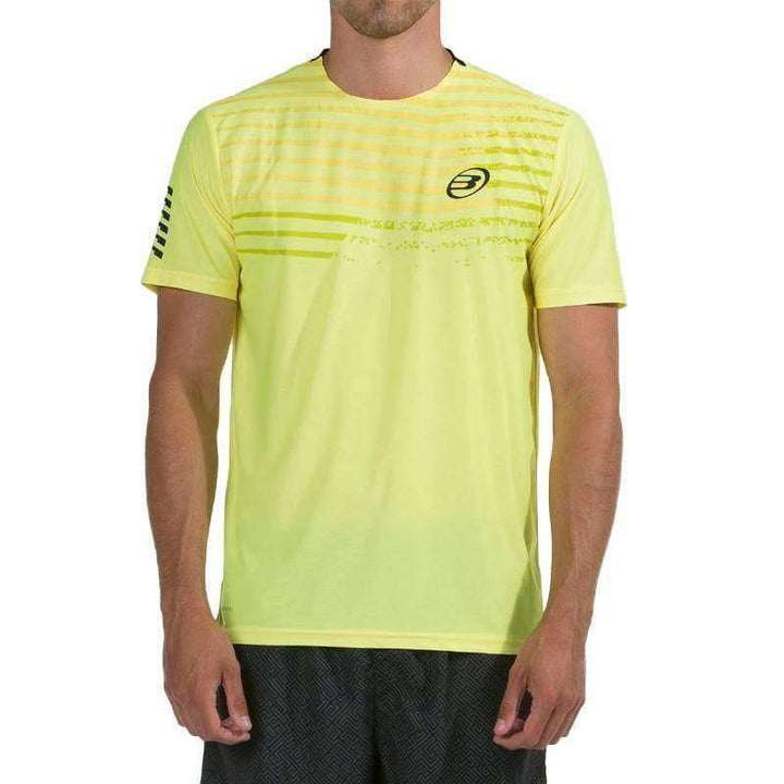 Camiseta Bullpadel Cumbal Limão Amarelo Fluor