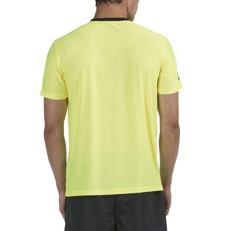 Camiseta Bullpadel Cumbal Limão Amarelo Fluor