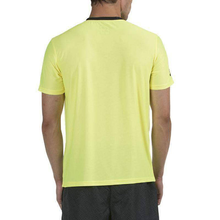 Camiseta Bullpadel Cumbal Amarillo Limon Fluor