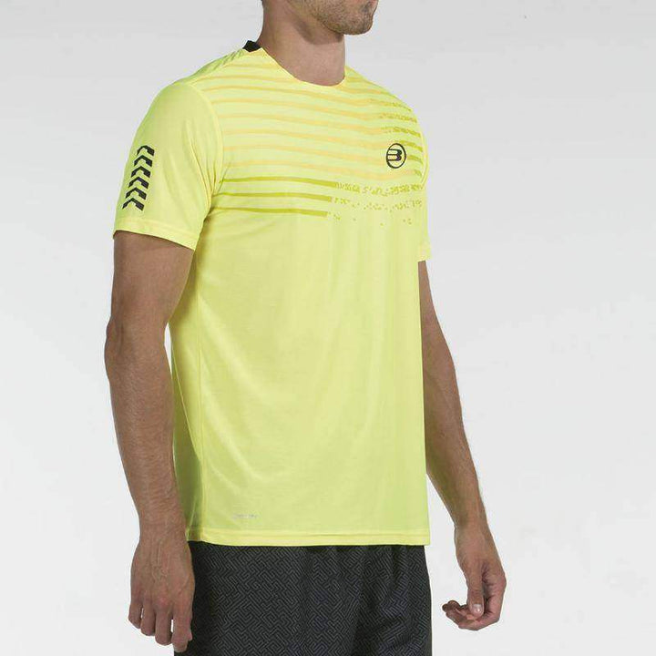 Camiseta Bullpadel Cumbal Amarillo Limon Fluor