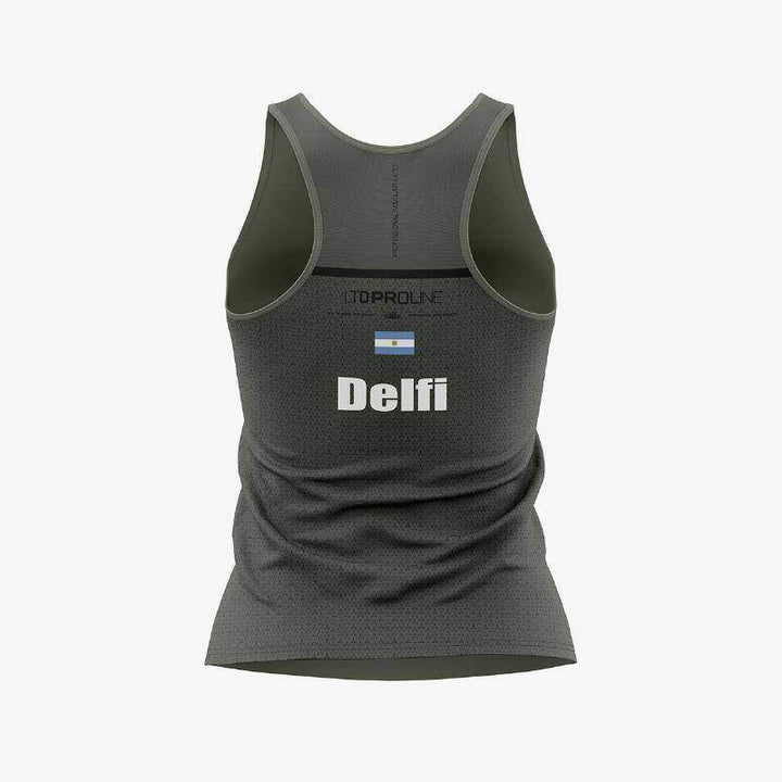 Camiseta Bullpadel Delfi Brea WPT Olin Kaki 2022