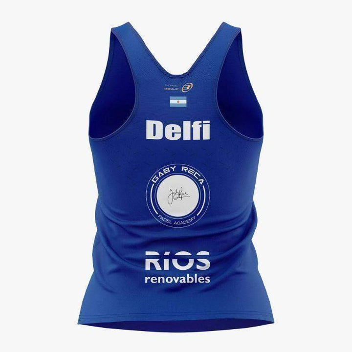 Camiseta Bullpadel Delfi Brea WPT Pitar Azul Klein