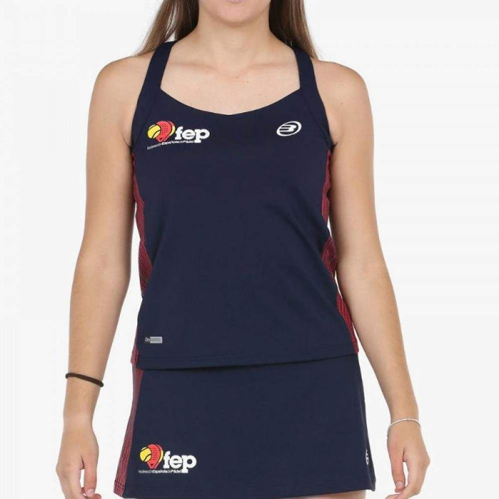 Camiseta Bullpadel FEP Exima azul marinho