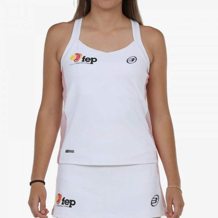 Camiseta Bullpadel FEP Exima Branca