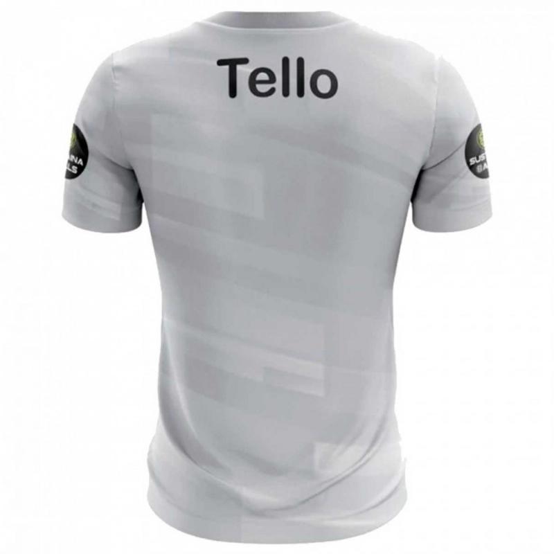Bullpadel Juan Tello Premier Padel Adula Camiseta Branca