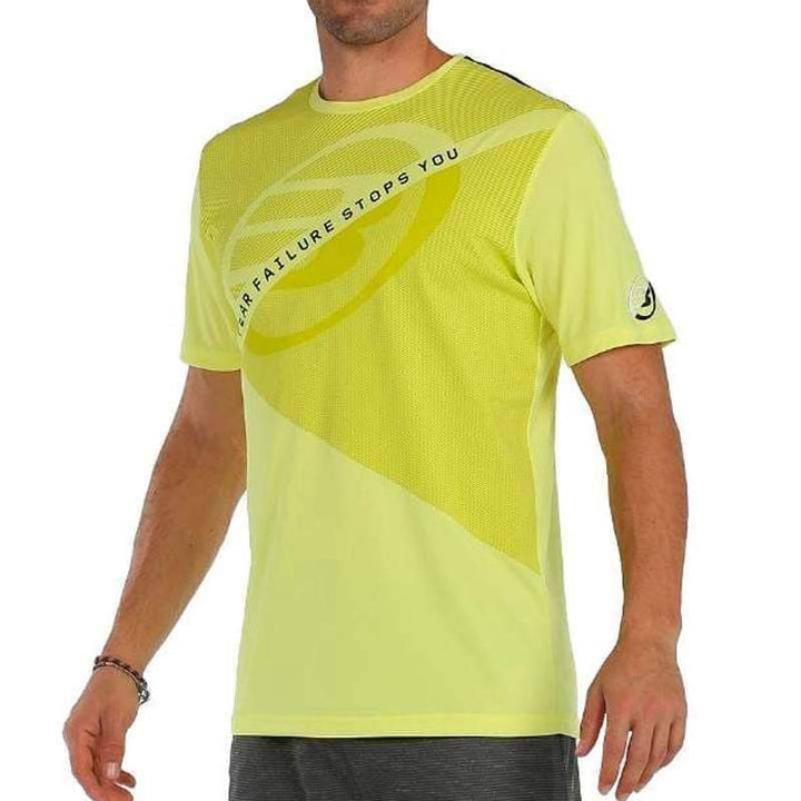 Camiseta Bullpadel Kareni Amarelo Enxofre Fluor