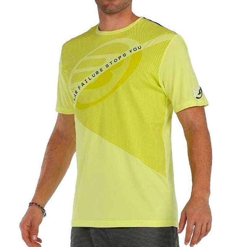 Camiseta Bullpadel Kareni Amarillo Azufre Fluor