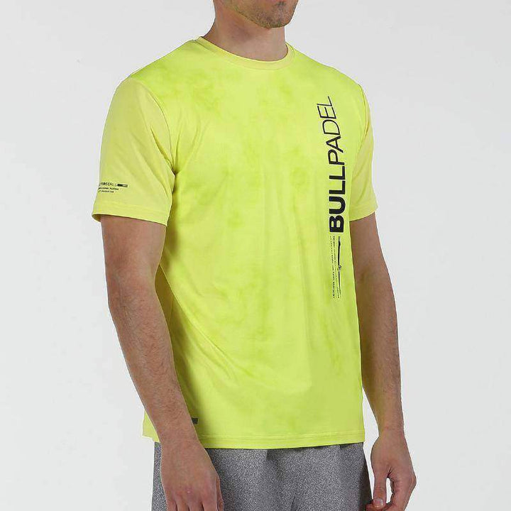 Camiseta Bullpadel Maren Amarelo Limão Fluor