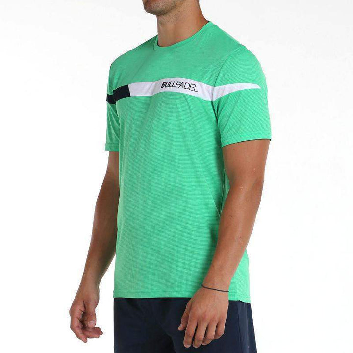 Camiseta Bullpadel Omeya Verde Vibrante