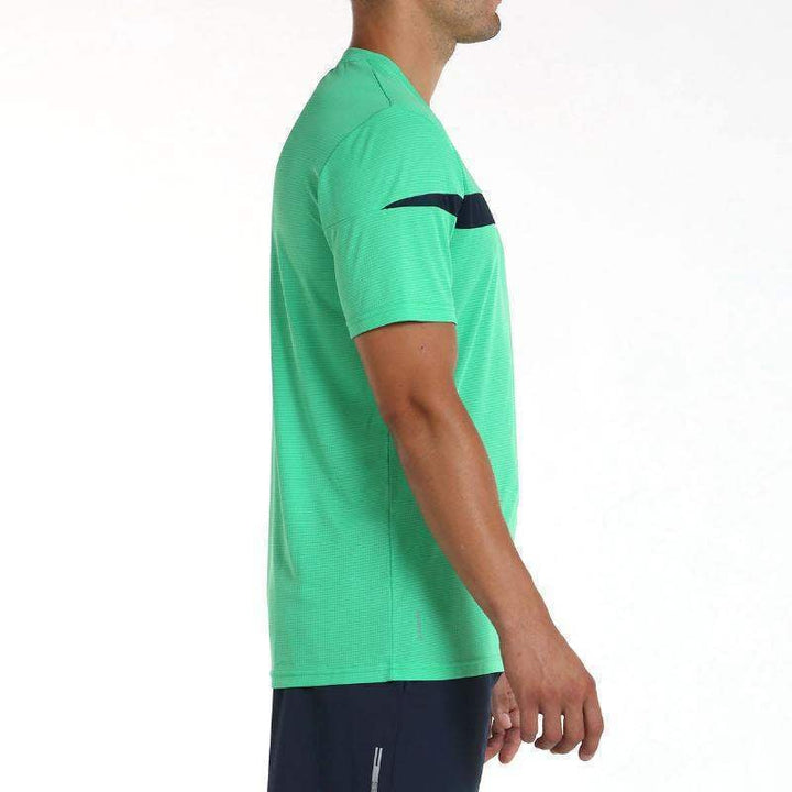 Camiseta verde vibrante Bullpadel Omeya