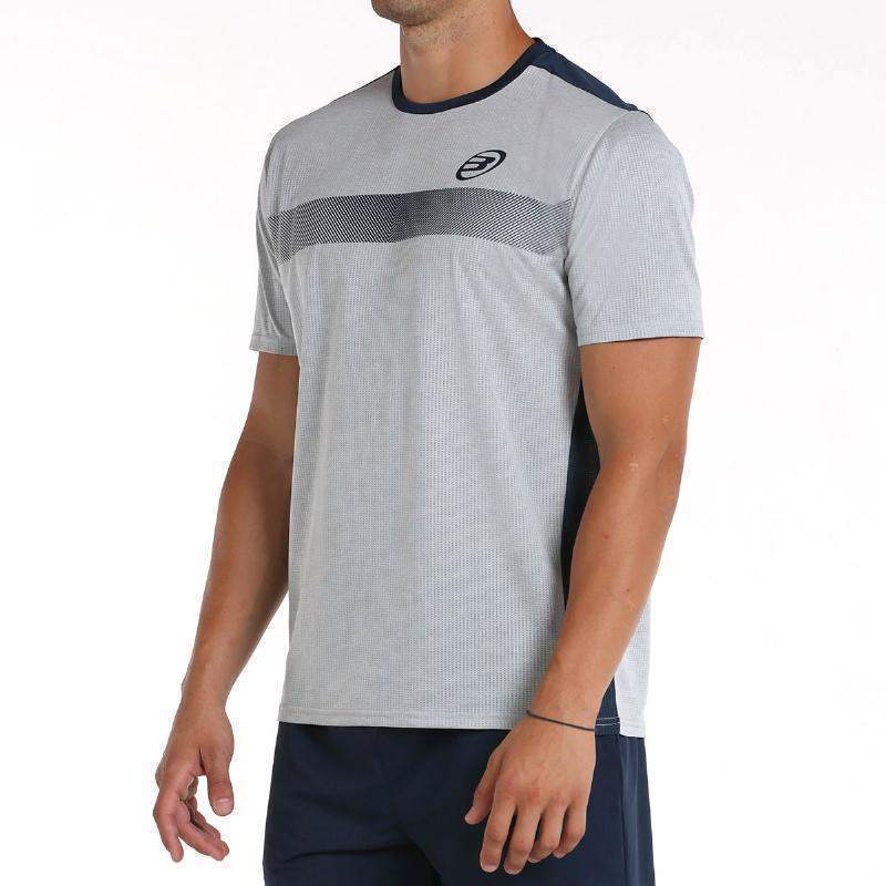 Camiseta Bullpadel Optar Vigore cinza claro