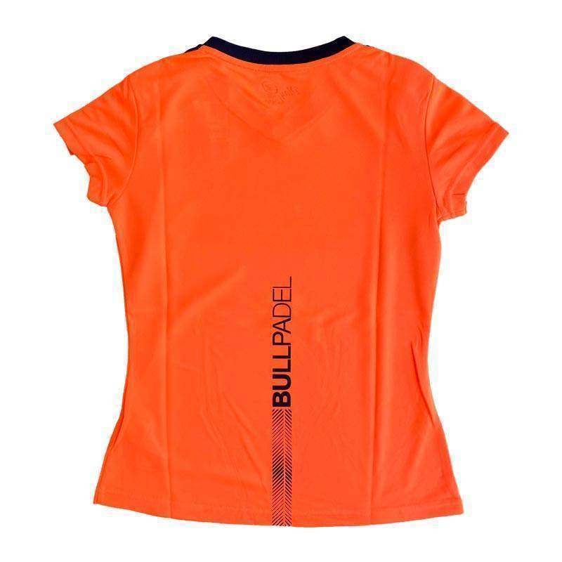 Camiseta Bullpadel Pepifita Naranja Fluor