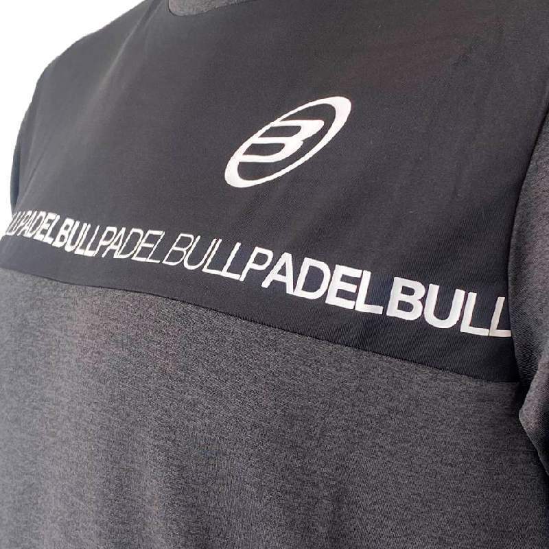 Camiseta Bullpadel Rebel Antracite bicolor