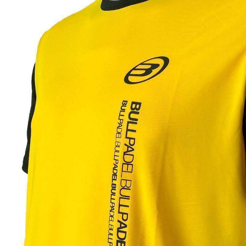 Camiseta Bullpadel Smash Amarillo Limon Fluor