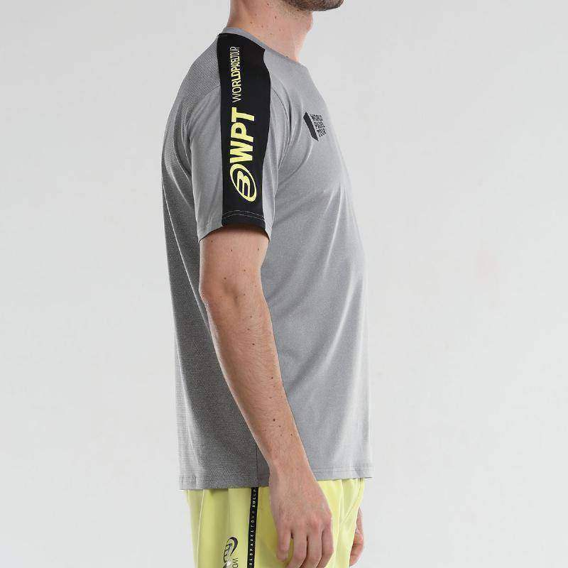 Camiseta Bullpadel WPT Liron Cinza Médio Vigore