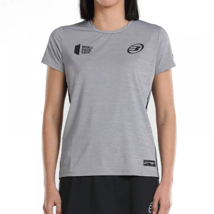 Camiseta Bullpadel WPT Flame Médio Cinza Vigore