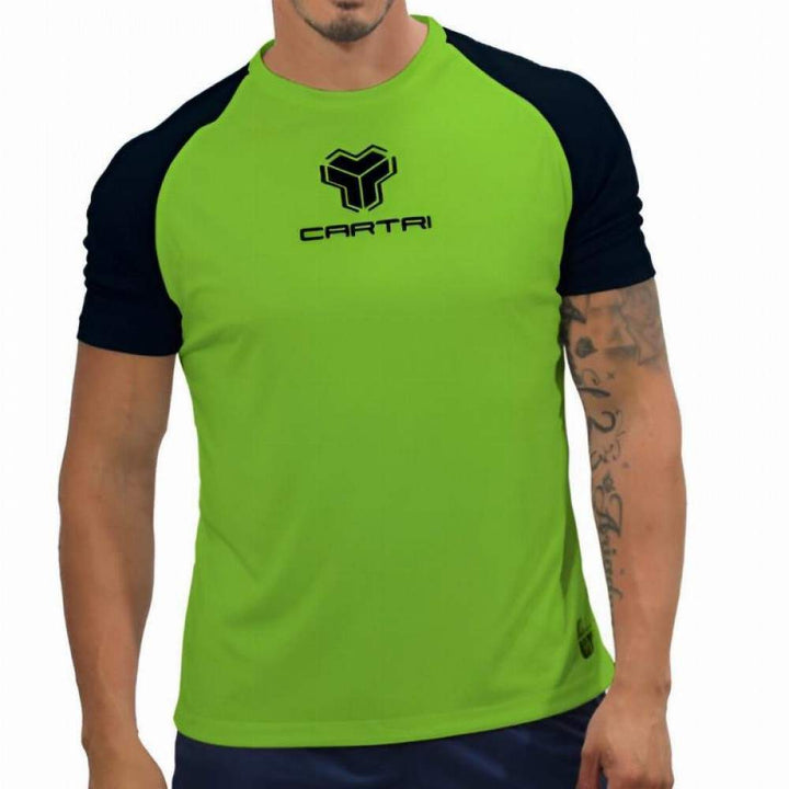 Camiseta Cartri Match Verde Negro