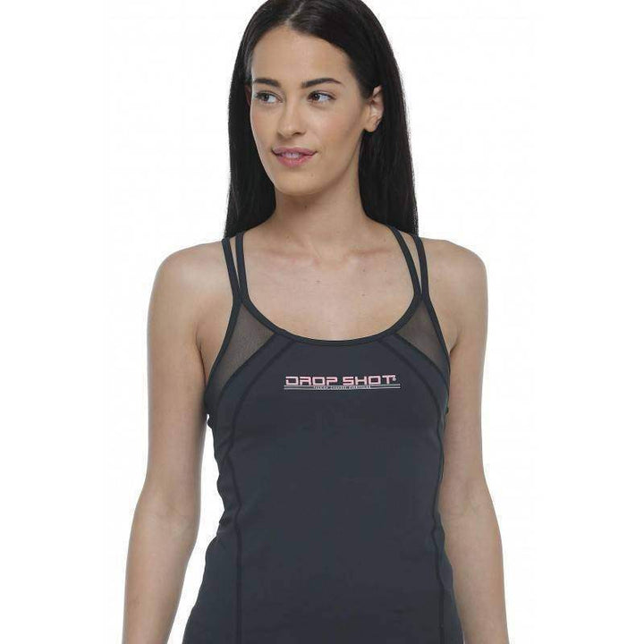 Camiseta Drop Shot Safira Preta