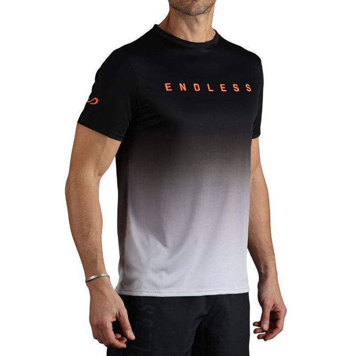 Endless Ace Degrade T-shirt Black Grey