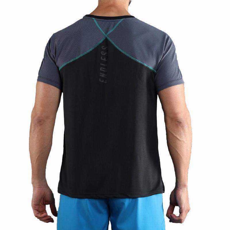 T-shirt Endless Crossback preto azul