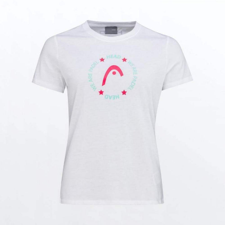 Head Button White Women's T-shirt