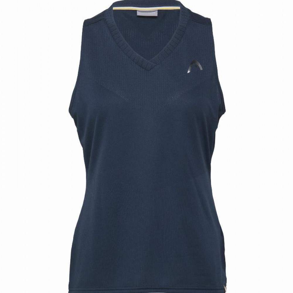 Camiseta feminina Head Performance azul marinho