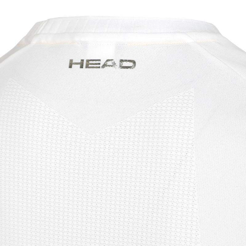 Camiseta Head Performance com estampa branca