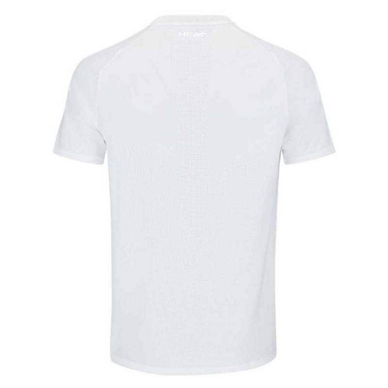 Camiseta Head Performance Blanco Verde Print