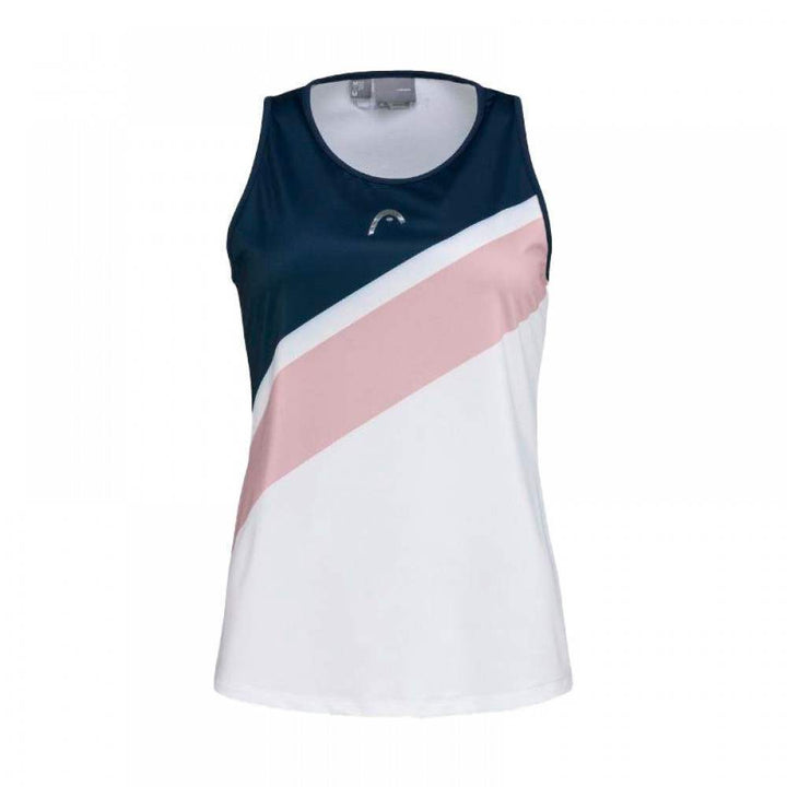 Camiseta Head Performance Estampada Branco Rosa