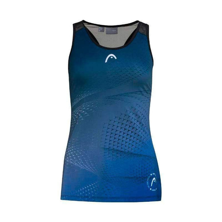 Camiseta feminina Head Play com estampa preta Padel