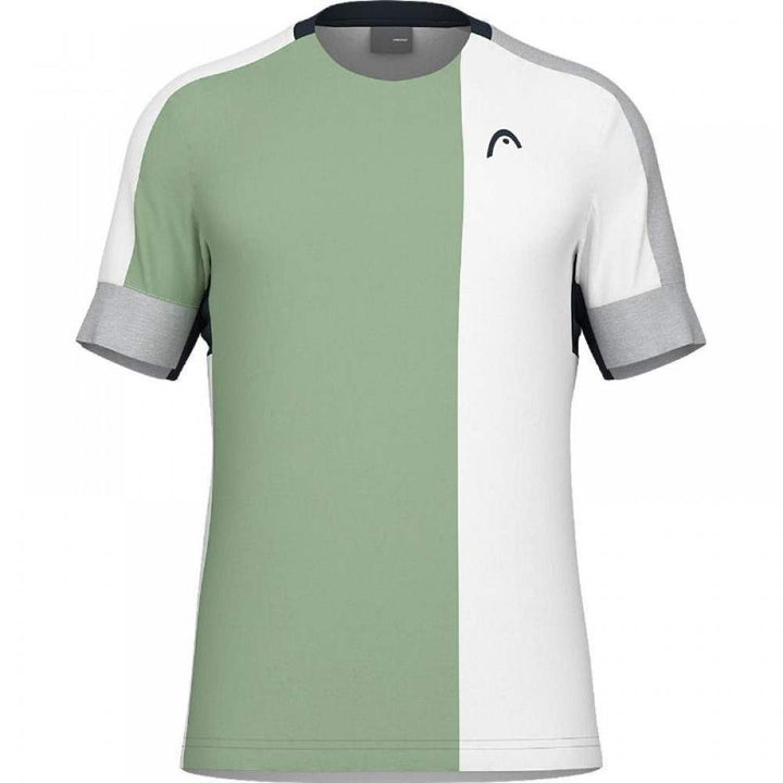 T-shirt Head Play Tech branco verde