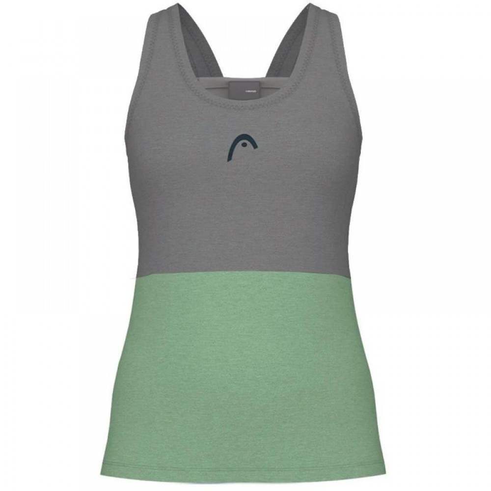 Camiseta feminina Head Play Tech verde branca