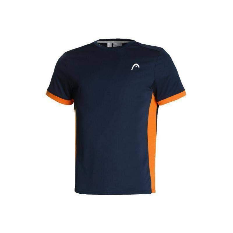 T-shirt Head Slice Azul Escuro Laranja