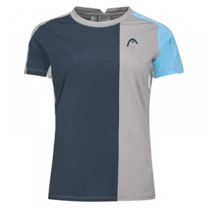 Camiseta feminina Head Tech cinza marinho