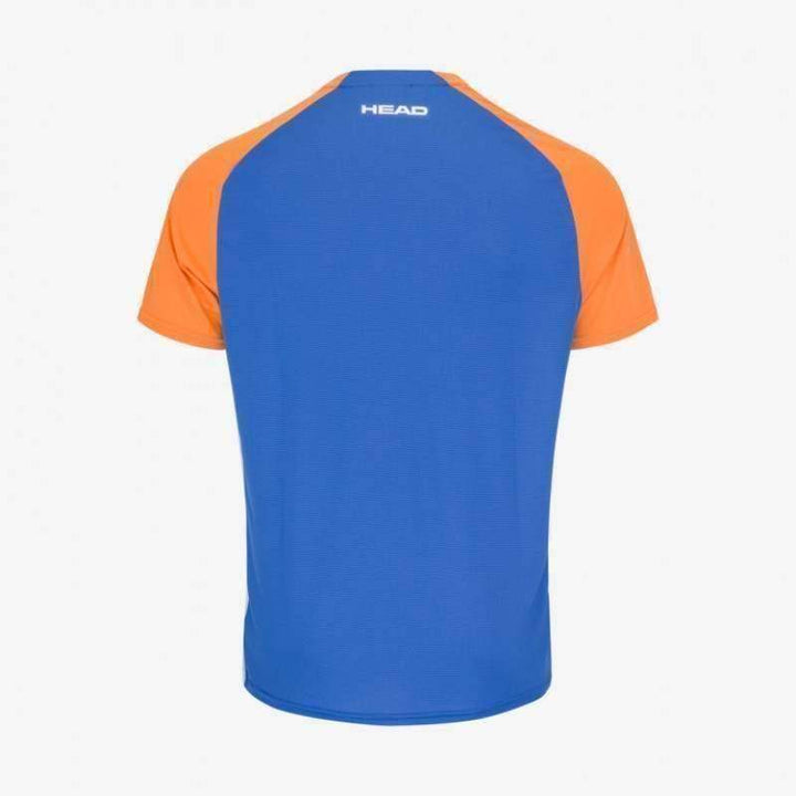 Head Topspin T-shirt Orange Dark Blue