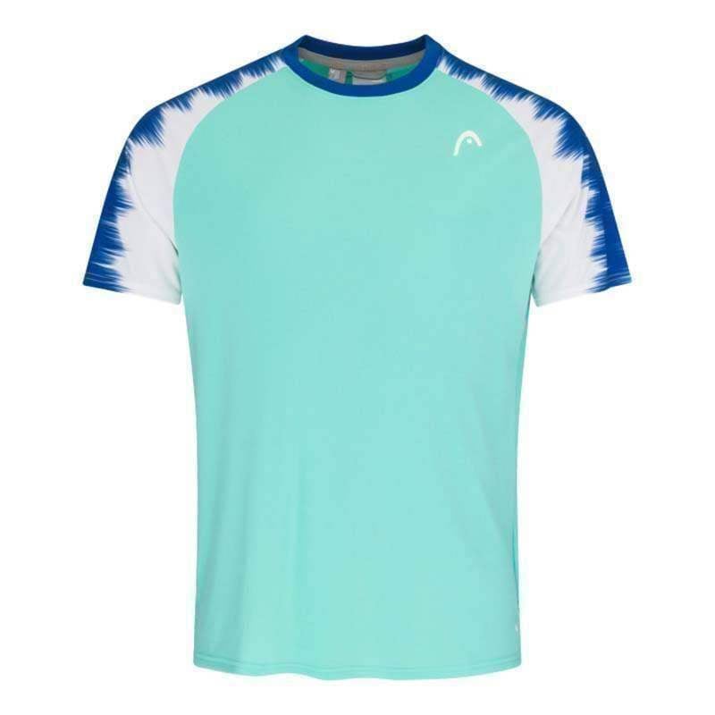 Camiseta Head Topspin Turquesa com Estampa Vision