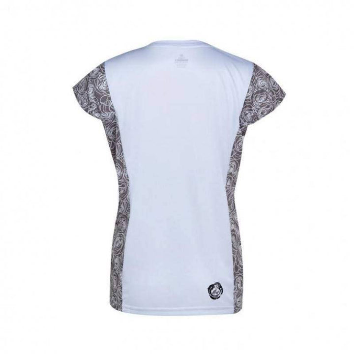 Camiseta feminina JHayber Basic Rose branco cinza