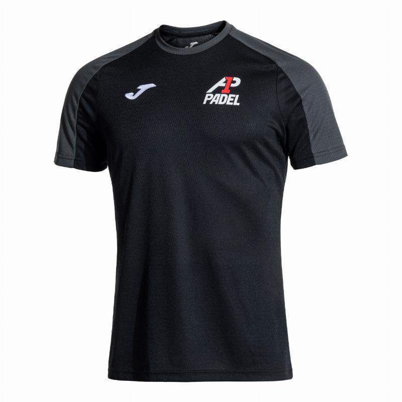 Camiseta Joma A1 Padel Negro Antracita