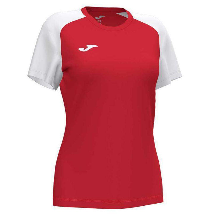 T-shirt Joma Academy IV vermelho branco mulher