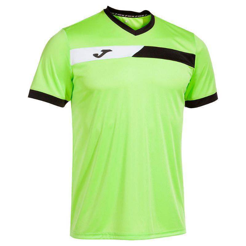 Joma Camiseta Court Lima Preta Branca