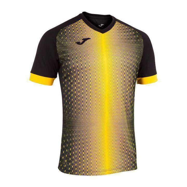 T-shirt Joma Supernova preto amarelo