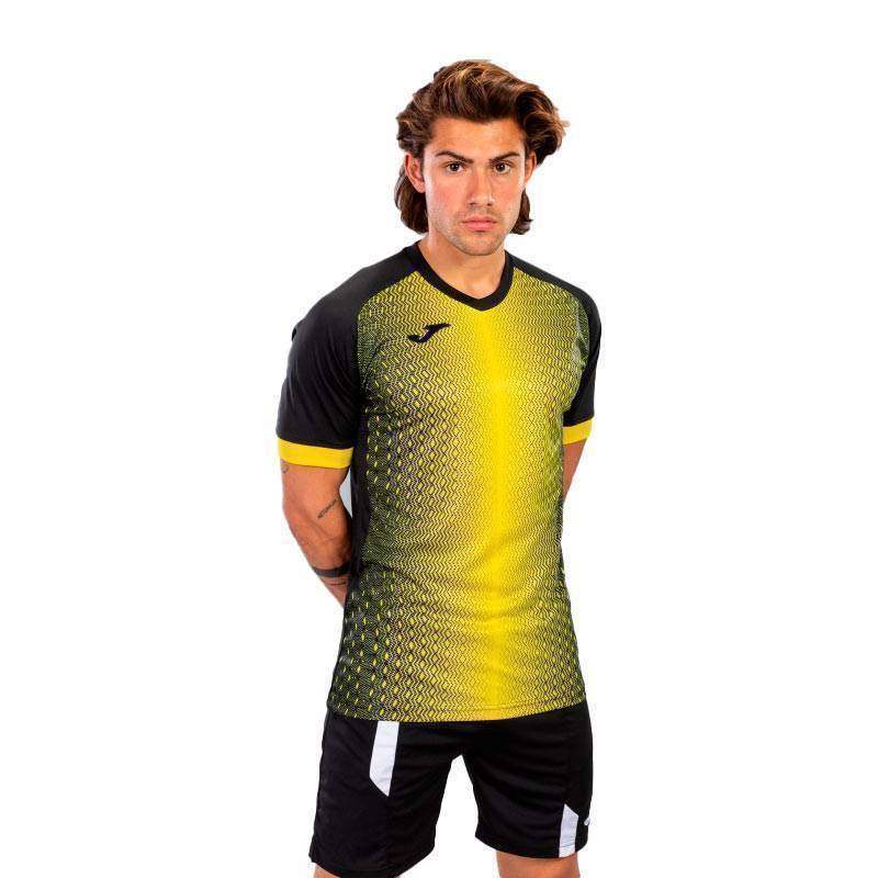 Joma Supernova T-shirt Black Yellow