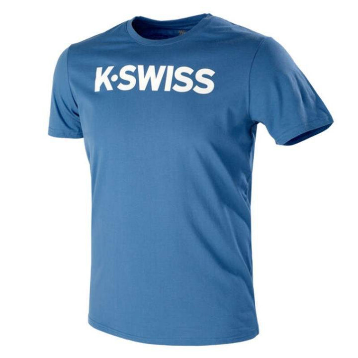 Camiseta Kswiss Core Azul Branco