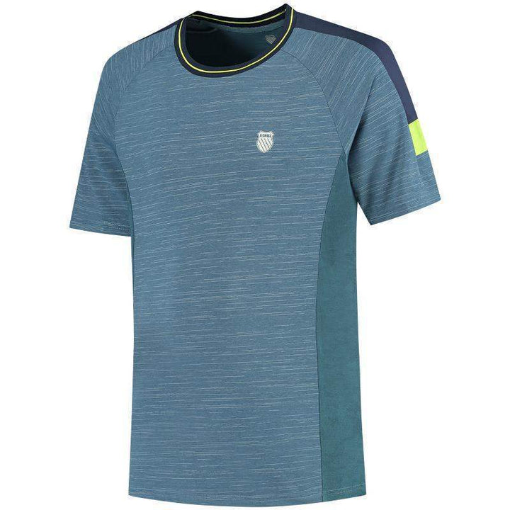 Kswiss Hypercourt Melange Indian Teal T-shirt